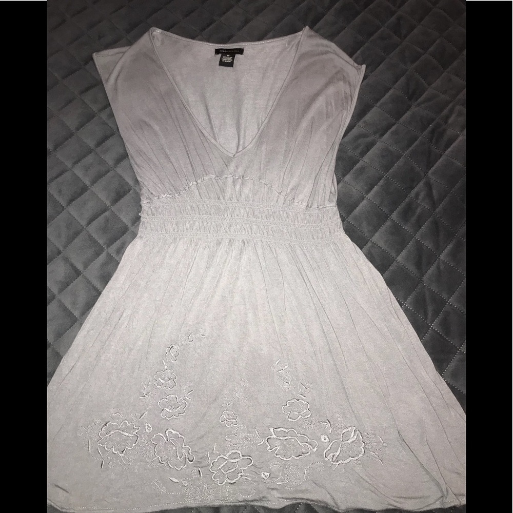 Womens  Deep V Empire Waist Tunic Shirt